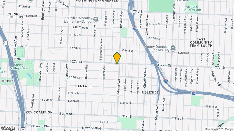 2706 Indiana Ave Map and Location Details