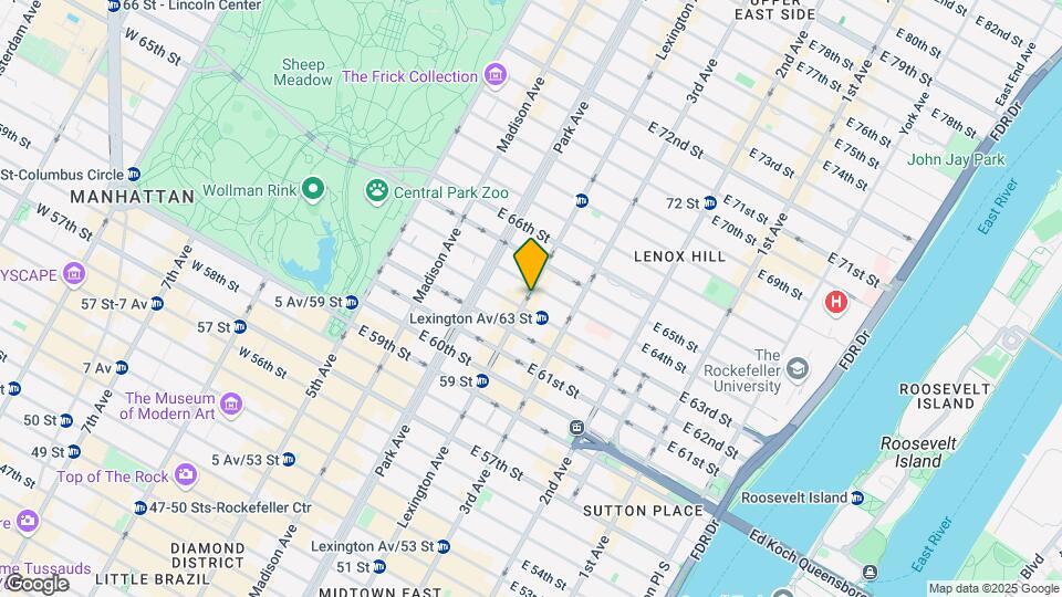 833 Lexington Ave Map and Location Details