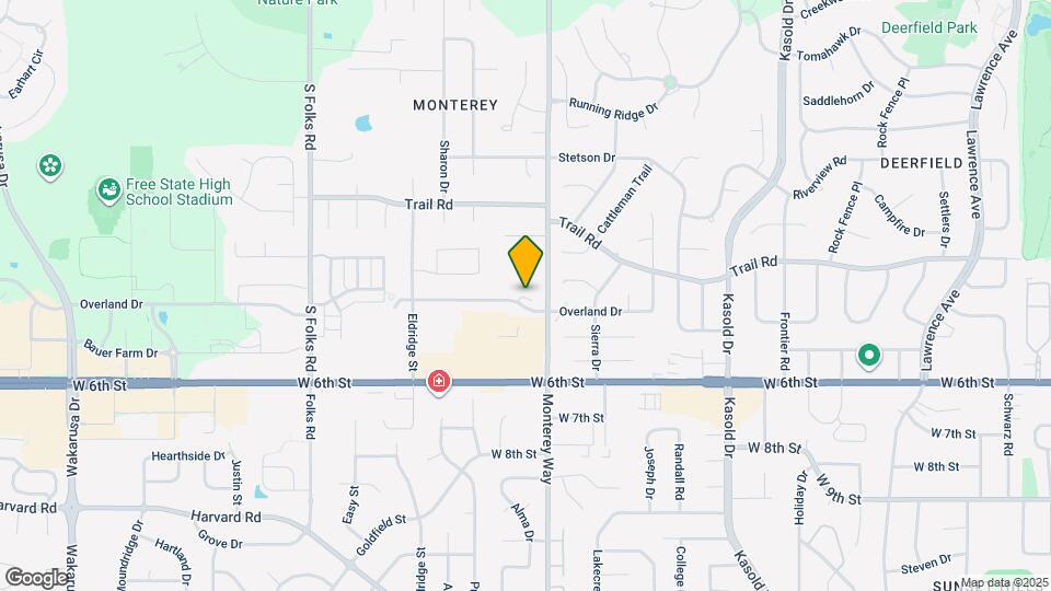 3910 Overland Cir Map and Location Details