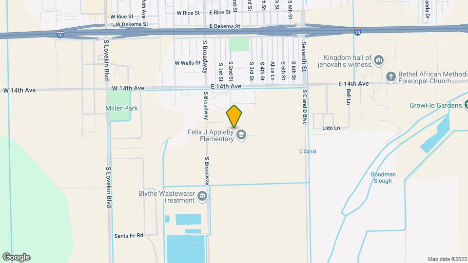 10330 E Vernon Ave Map and Location Details