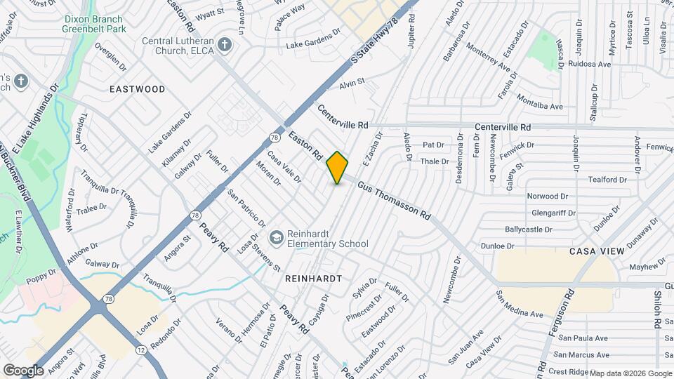 10622 Hermosa Dr Map and Location Details