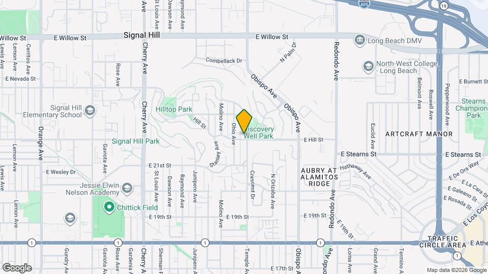 2755 E Hill St Map and Location Details