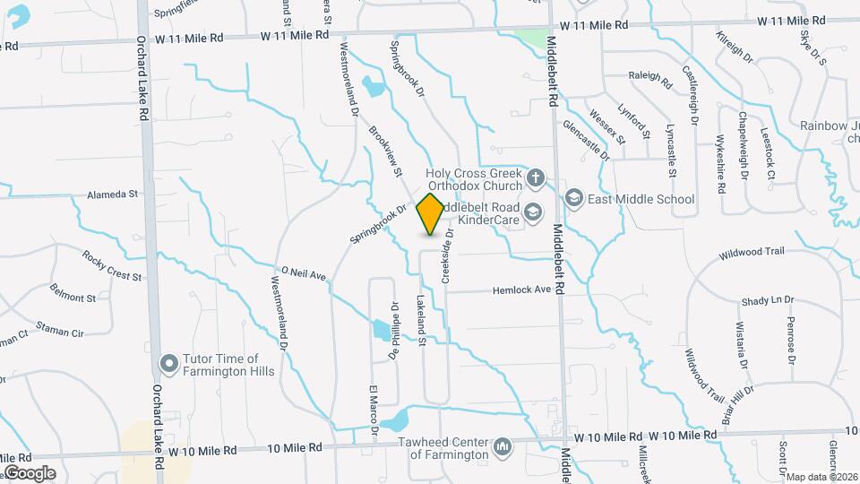 24955 Lakeland St Map and Location Details
