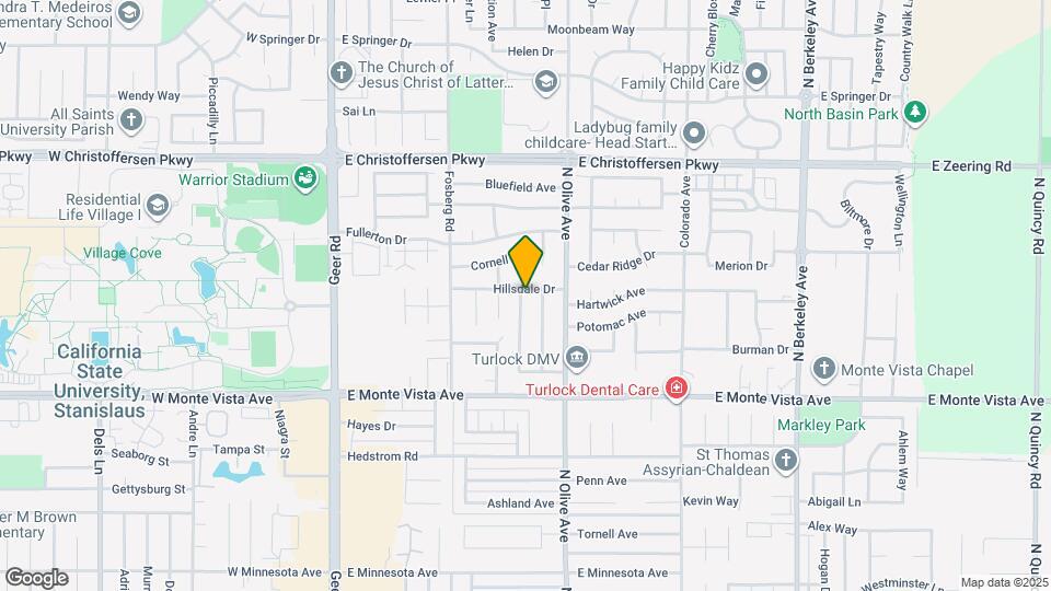 660 Hillsdale Dr Map and Location Details