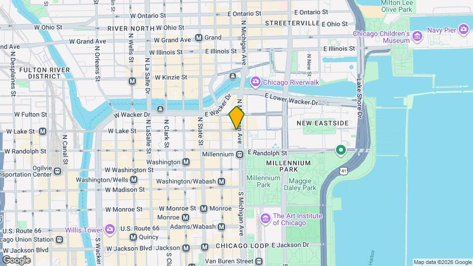 180 N Michigan Ave, Unit 1308 Map and Location Details