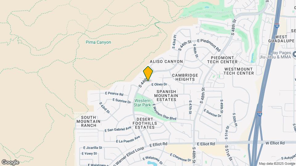 4434 E Olney Dr Map and Location Details