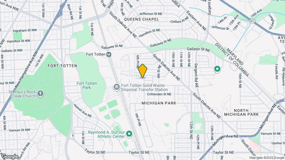 4916 7th St NE Map and Location Details