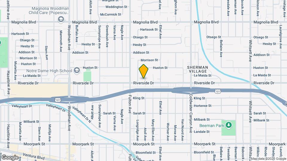 13205 Riverside Dr Map and Location Details