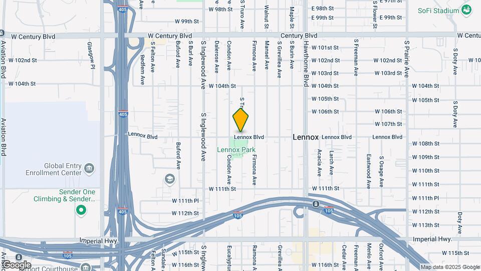 4635 W Lennox Blvd Map and Location Details