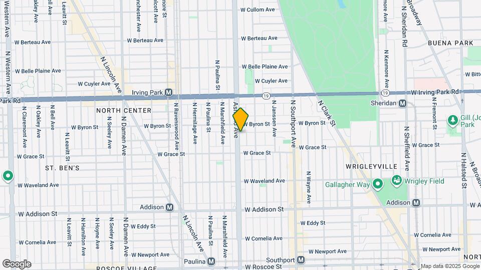 3839 N Ashland Ave, Unit 2 Map and Location Details