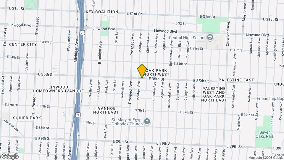 2705 E 35th St Mapa y Detalles de la Ubicación