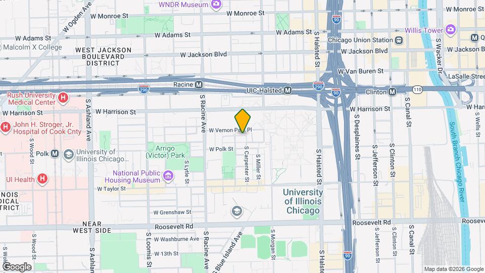 712 S Carpenter St, Unit 3 Map and Location Details