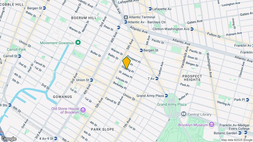 40 Sterling Pl Map and Location Details