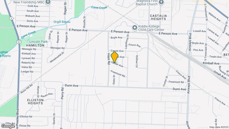 1865 Ferber Ave Map and Location Details