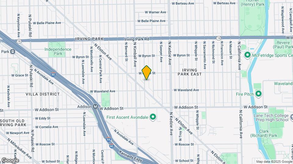 3733 N Christiana Ave Map and Location Details