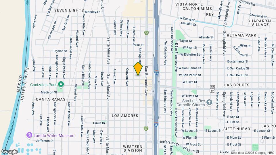 3602 San Agustin Ave Map and Location Details