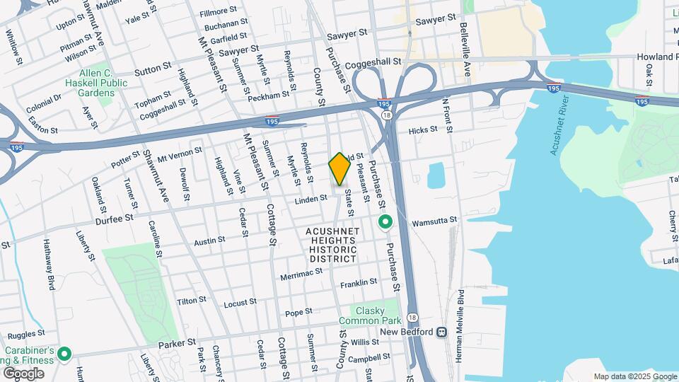 Acushnet Commons Map and Location Details