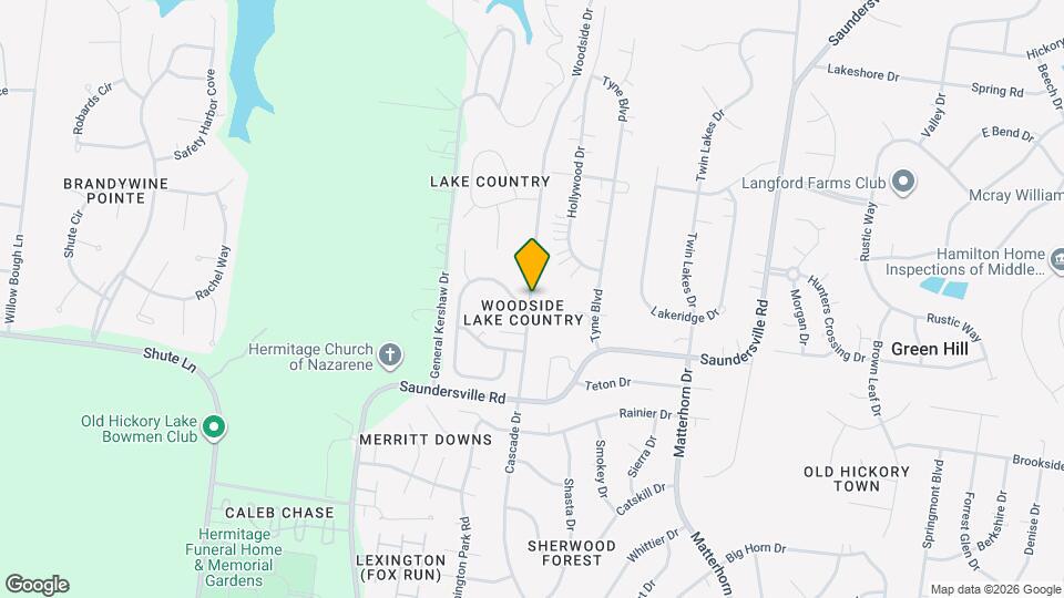 4630 Woodside Dr Map and Location Details