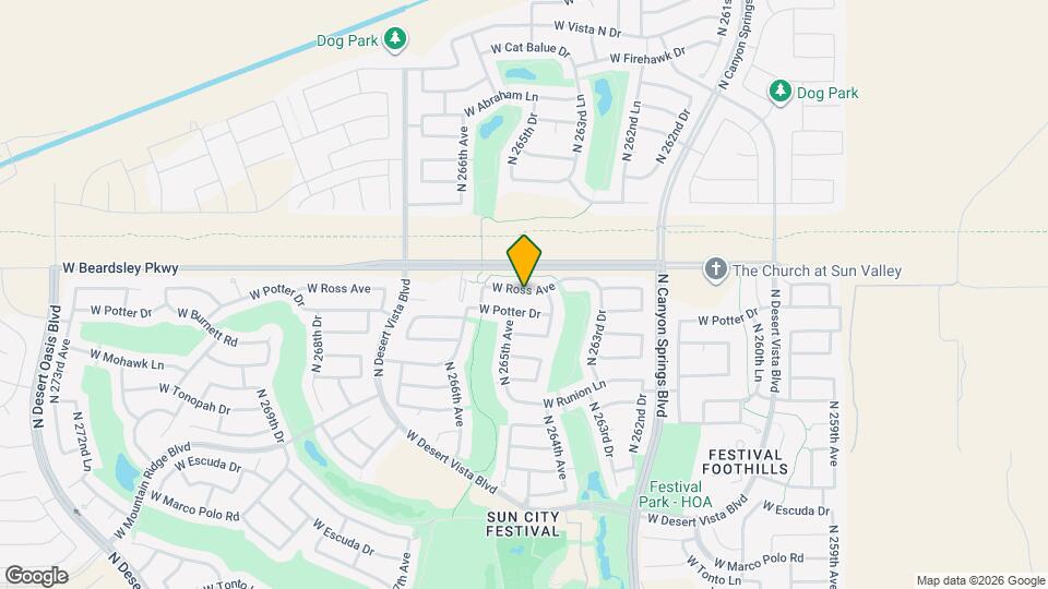 26477 W Ross Ave Map and Location Details