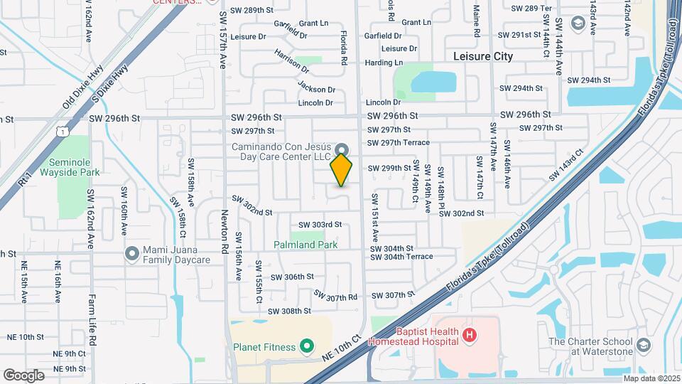 15241 SW 301st St Map and Location Details