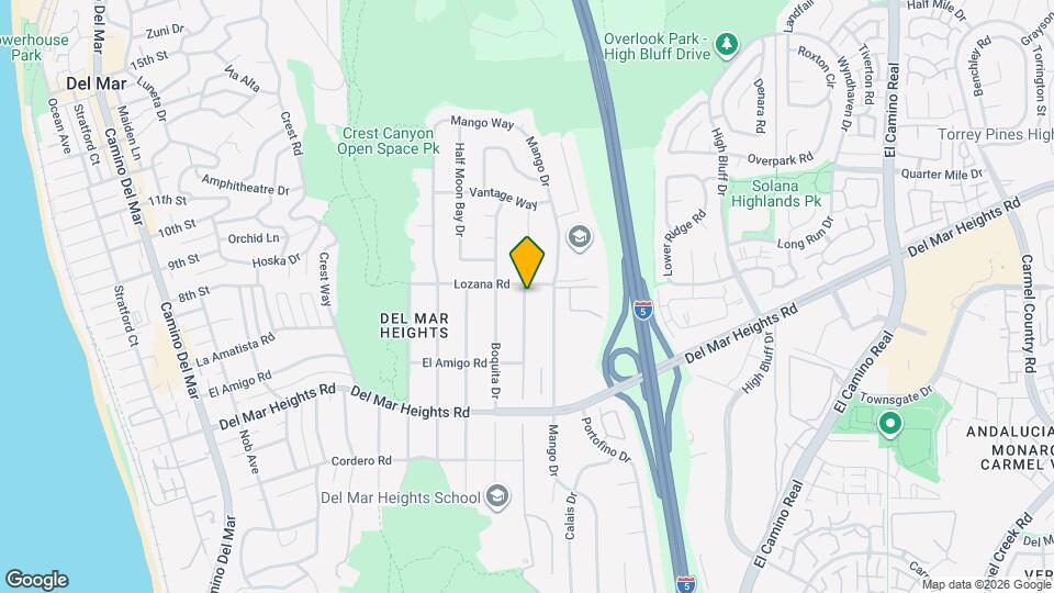 14073 Mira Montana Dr Map and Location Details