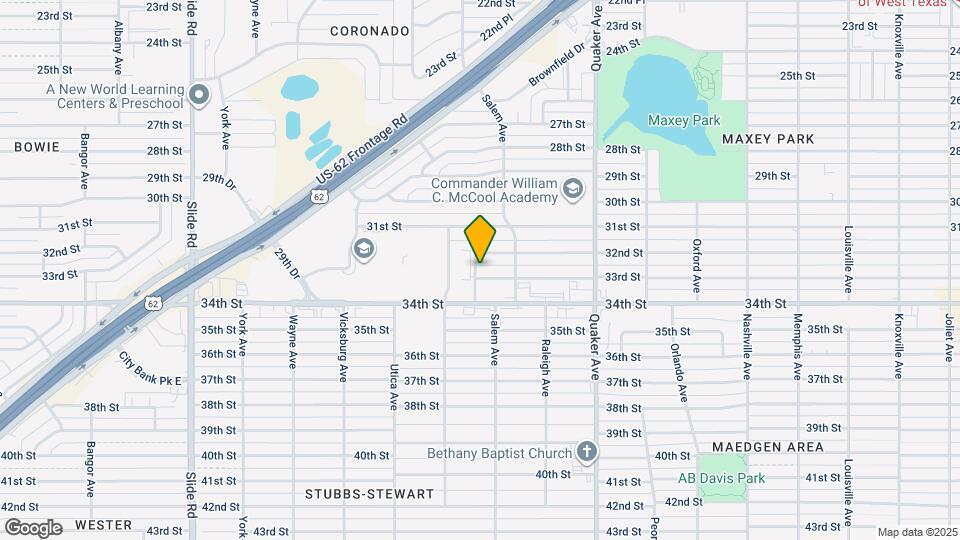 4616 33rd St Map and Location Details