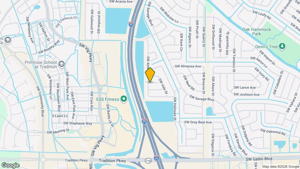 2329 SW Alminar St Map and Location Details