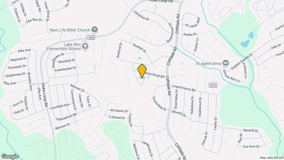 1820 Shady Knoll Ln Map and Location Details
