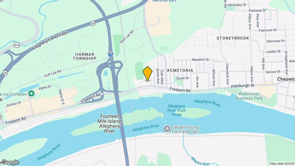 775 Freeport Rd Map and Location Details