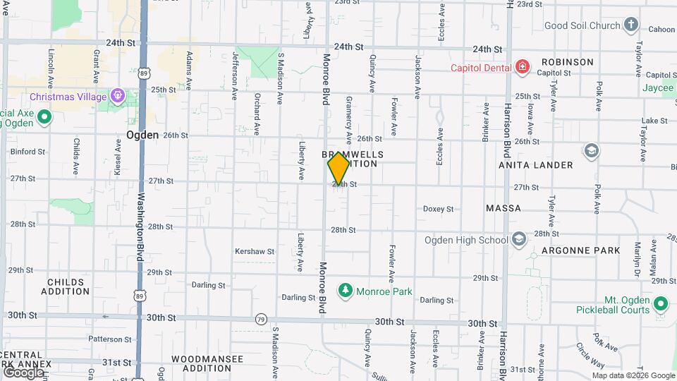 825 27th St Map and Location Details