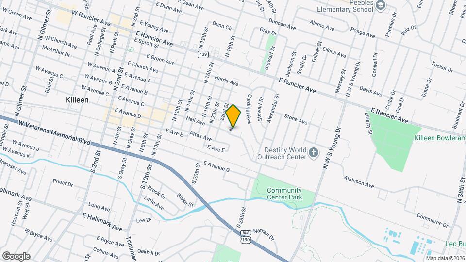 1201 Greenwood Ave Map and Location Details