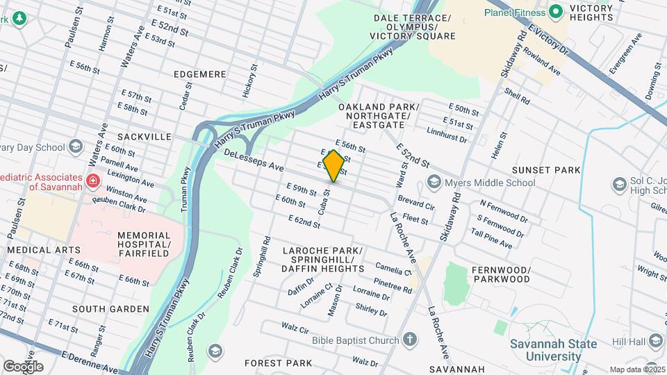 2101 Delesseps Ave, Unit B Mapa y Detalles de la Ubicación