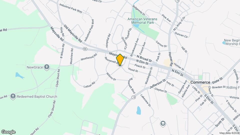 109 Andrew Jackson St Map and Location Details