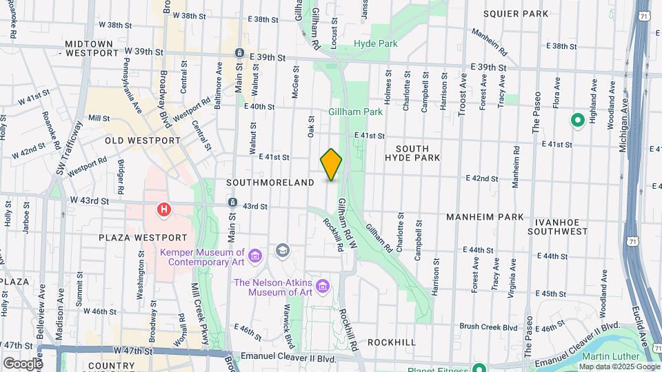 4217 Locust St Map and Location Details