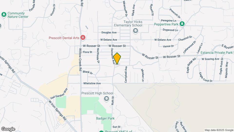 620 Prescott Heights Dr Map and Location Details