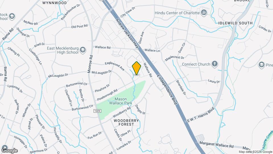 730 Pineborough Rd Map and Location Details