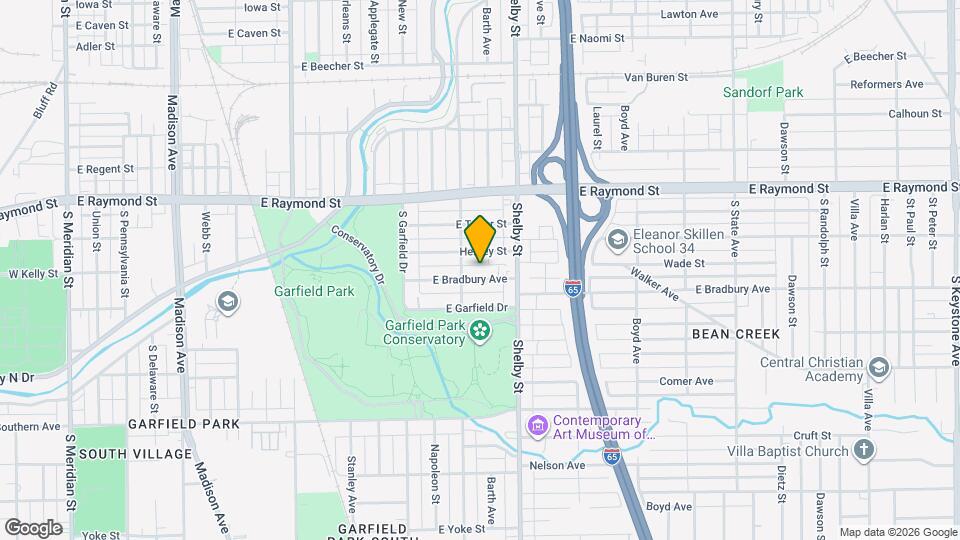 1024 E Bradbury Ave Map and Location Details