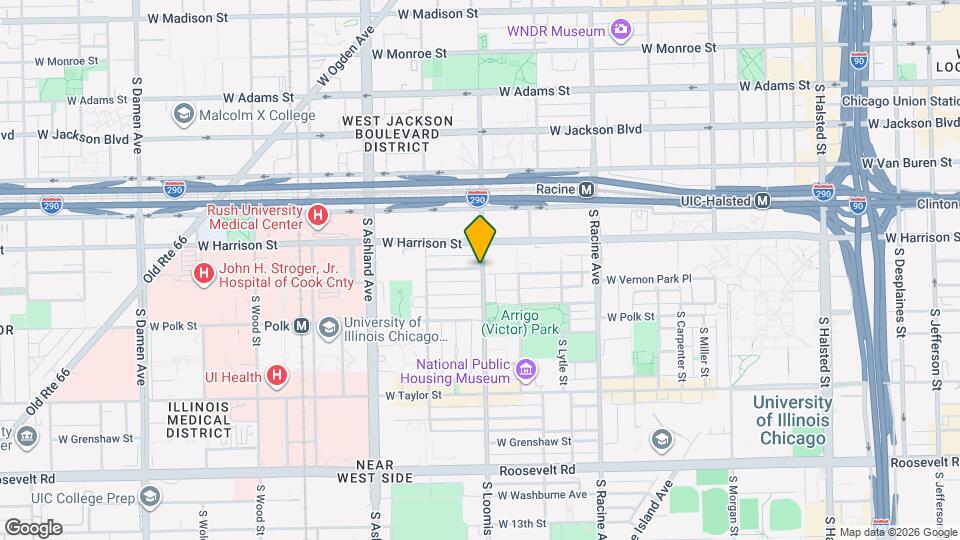 700 S Loomis St Map and Location Details