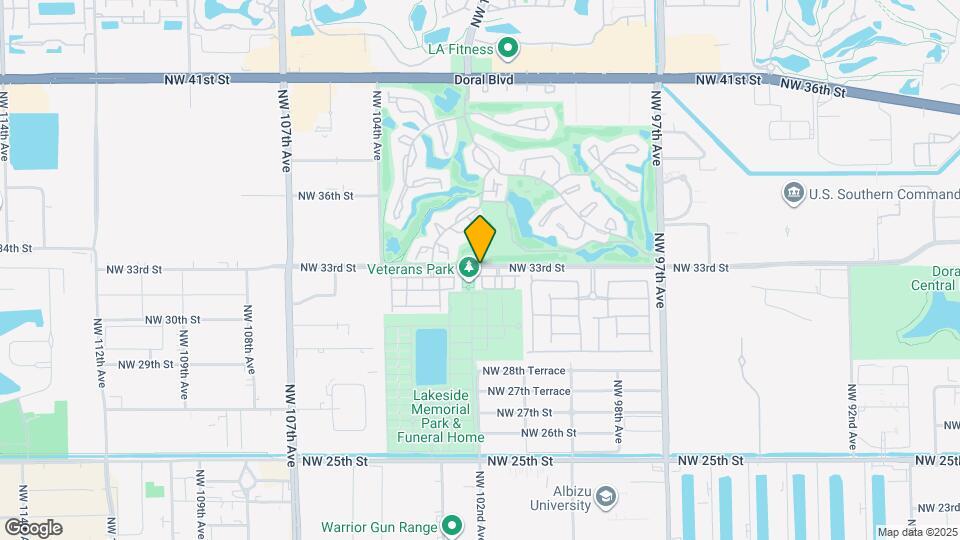 10181 NW 32nd Terrace Map and Location Details