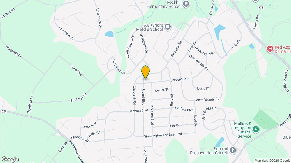 136 Stevens Dr Map and Location Details