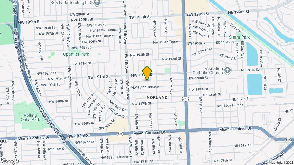 560 NW 190th St Map and Location Details