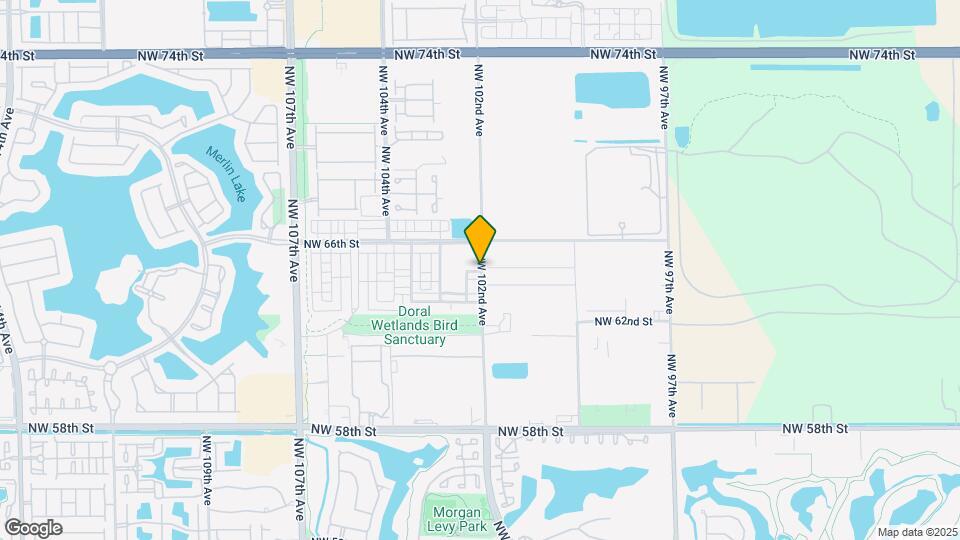 6450 NW 102nd Ct Map and Location Details