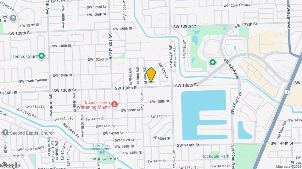 13540 SW 98th Ct Map and Location Details