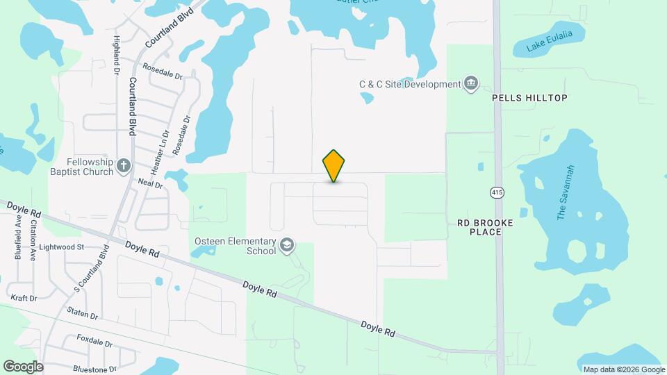 1145 Peach Crk Dr Mapa y Detalles de la Ubicación