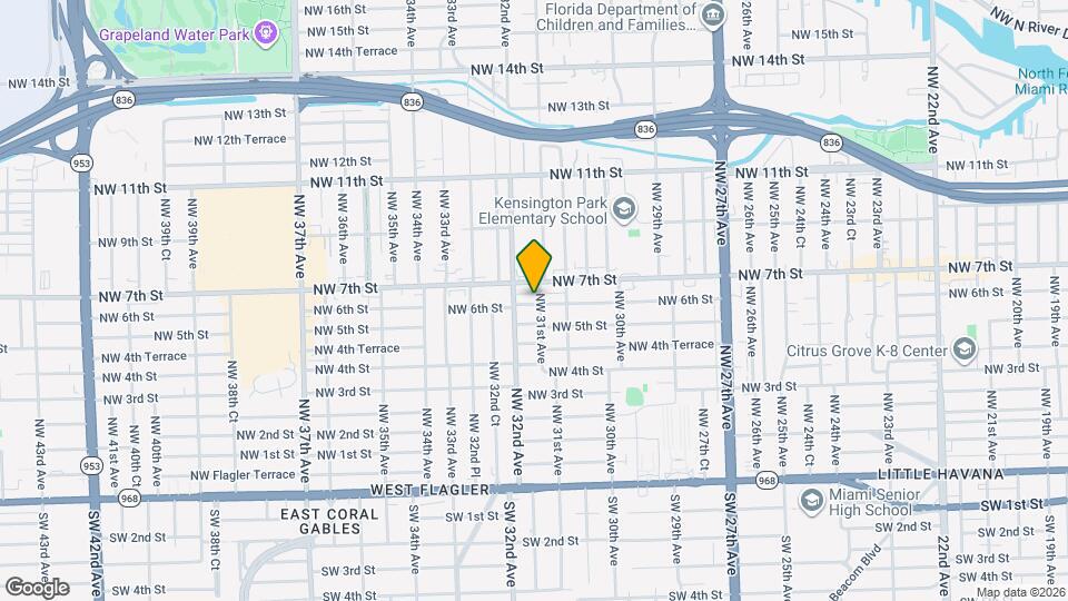 3101 NW 6th St Map and Location Details