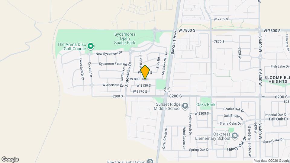 7083 W 8090 S Map and Location Details