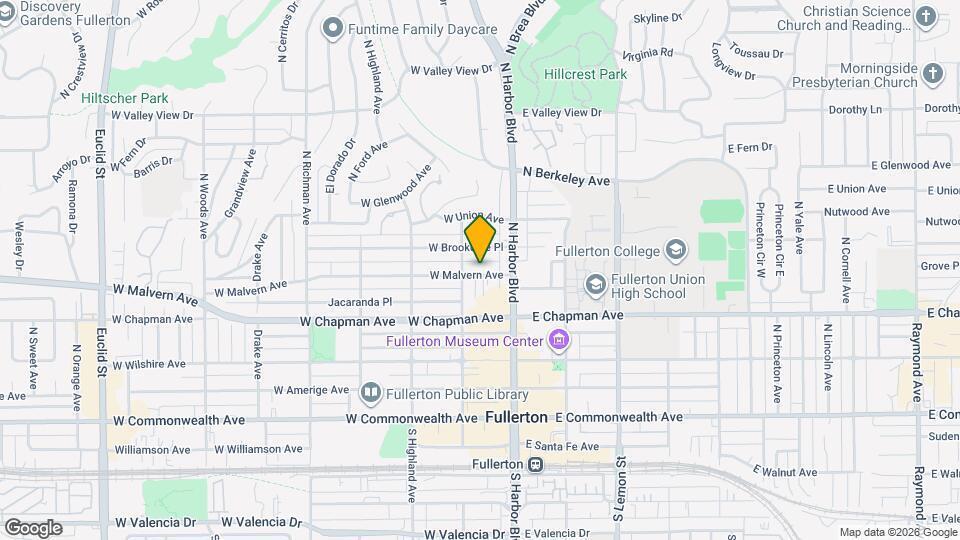 131 W Malvern Ave, Unit A Mapa y Detalles de la Ubicación