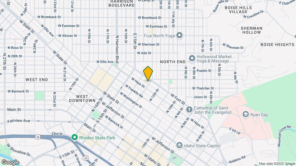 813 N 13th St Map and Location Details