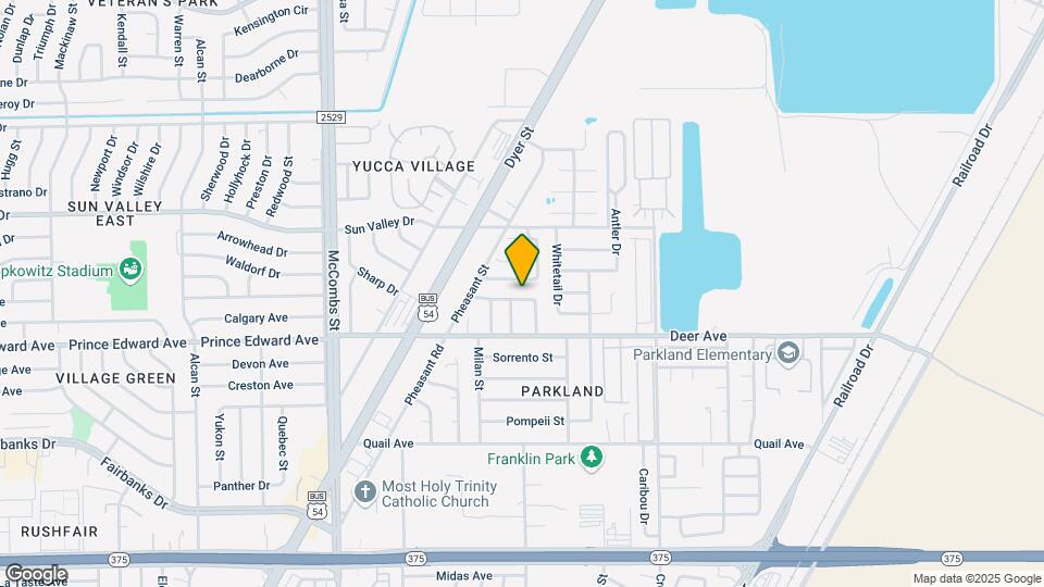 6027 Bridalveil Dr Map and Location Details