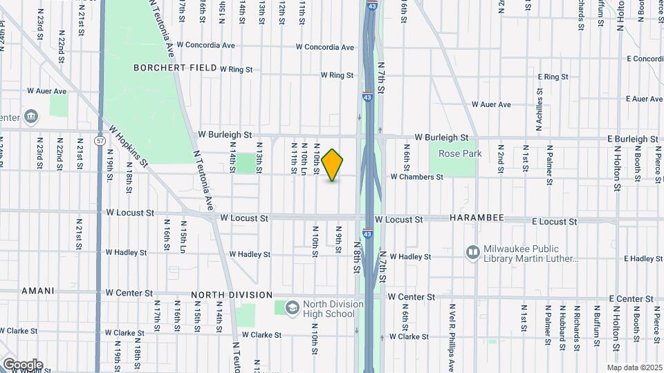 2957 N 9th St Map and Location Details